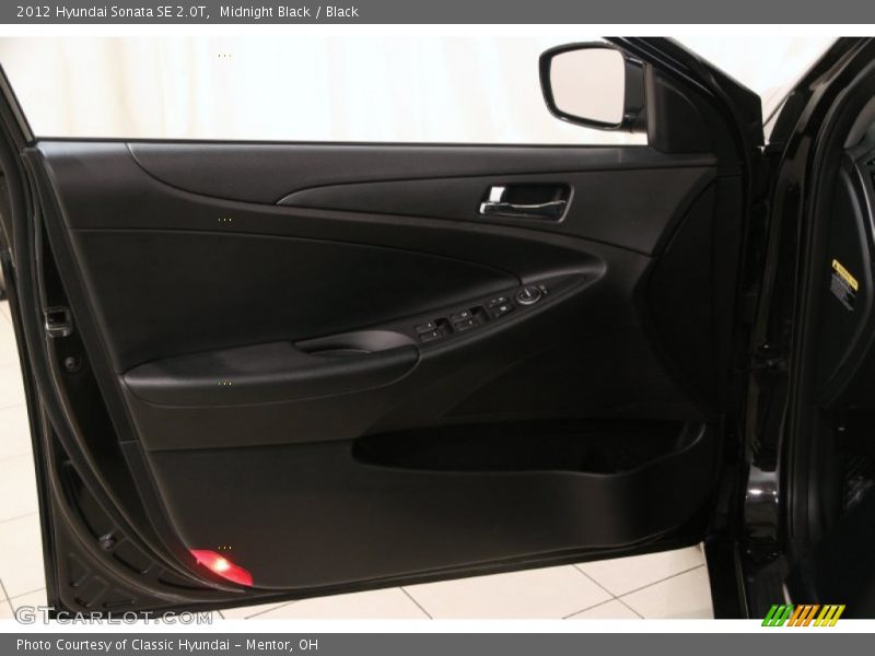 Midnight Black / Black 2012 Hyundai Sonata SE 2.0T