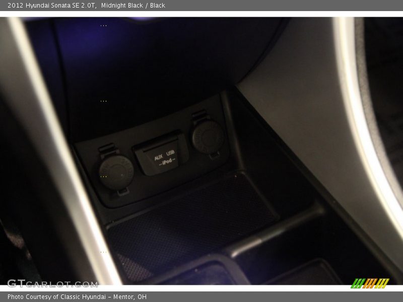 Midnight Black / Black 2012 Hyundai Sonata SE 2.0T