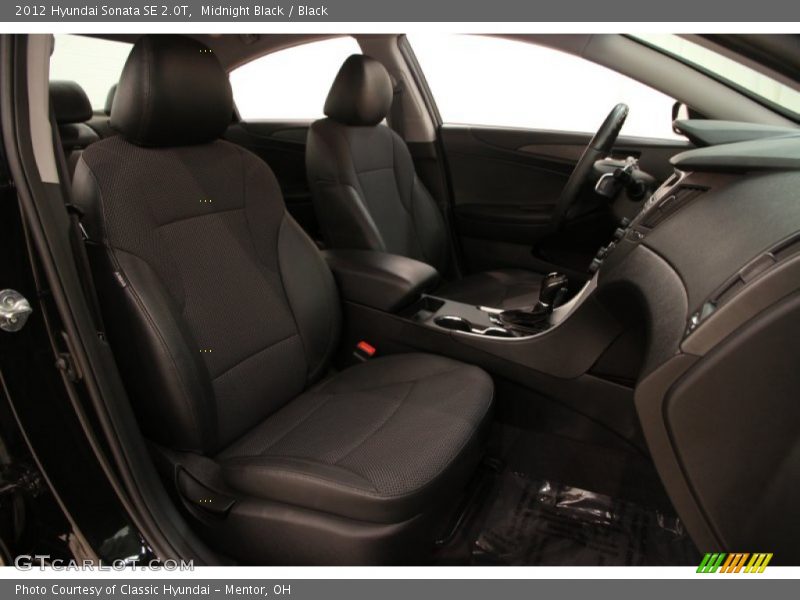 Midnight Black / Black 2012 Hyundai Sonata SE 2.0T