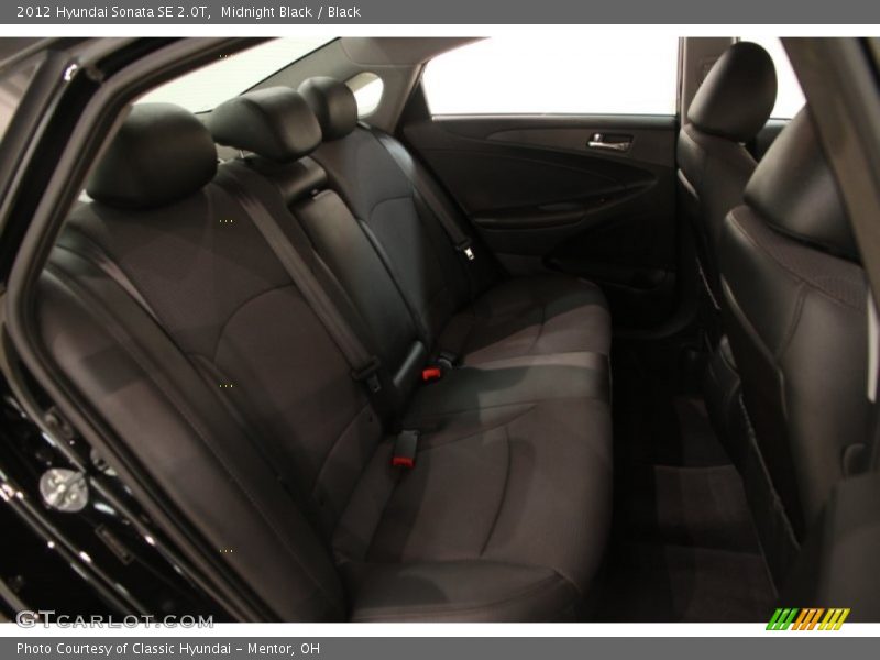 Midnight Black / Black 2012 Hyundai Sonata SE 2.0T