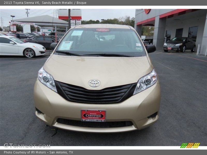 Sandy Beach Metallic / Bisque 2013 Toyota Sienna V6