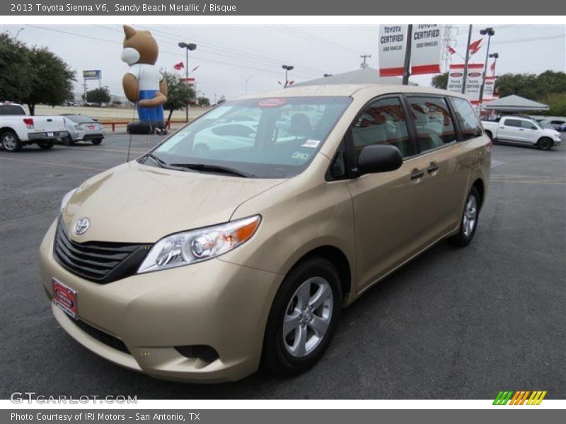 Sandy Beach Metallic / Bisque 2013 Toyota Sienna V6