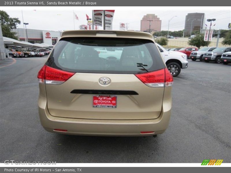 Sandy Beach Metallic / Bisque 2013 Toyota Sienna V6