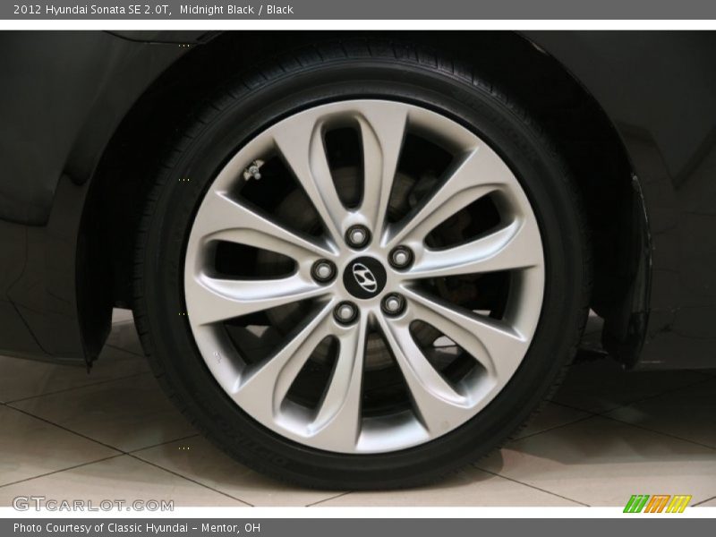 Midnight Black / Black 2012 Hyundai Sonata SE 2.0T