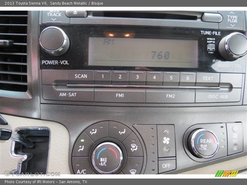 Sandy Beach Metallic / Bisque 2013 Toyota Sienna V6