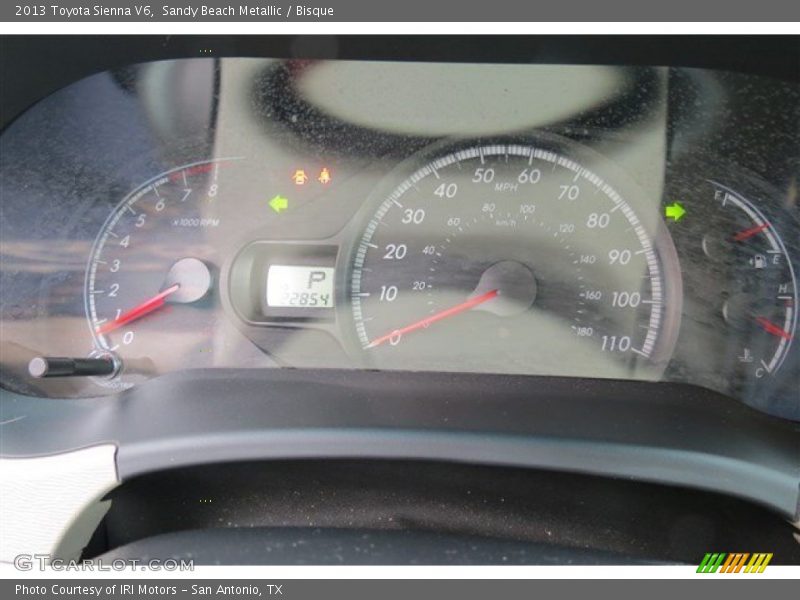 Sandy Beach Metallic / Bisque 2013 Toyota Sienna V6