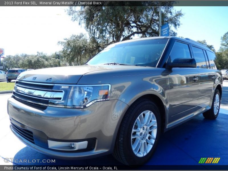 Mineral Gray Metallic / Charcoal Black 2013 Ford Flex SEL