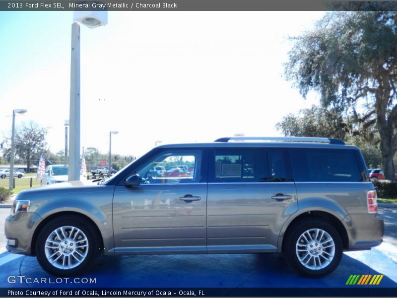 Mineral Gray Metallic / Charcoal Black 2013 Ford Flex SEL