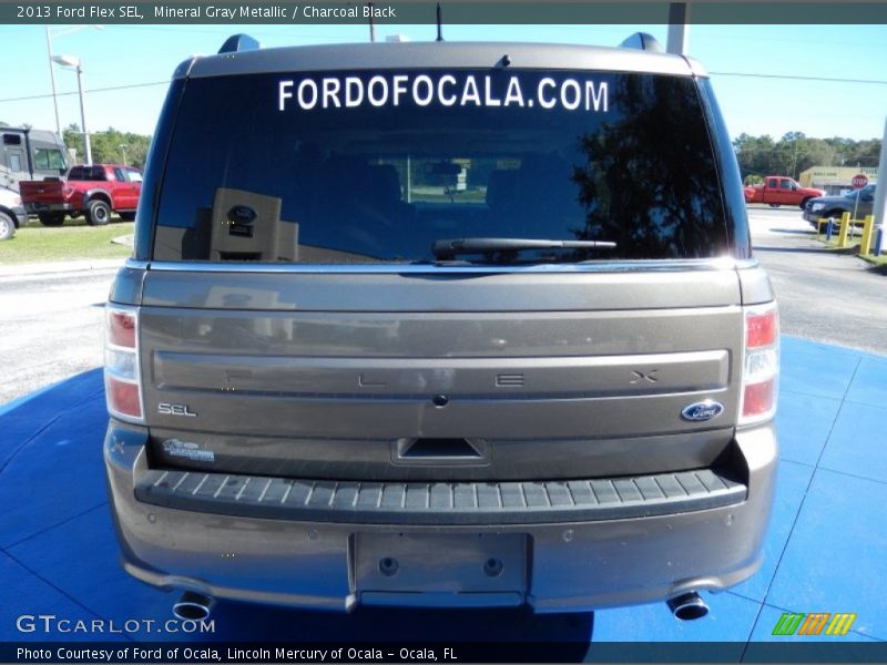 Mineral Gray Metallic / Charcoal Black 2013 Ford Flex SEL