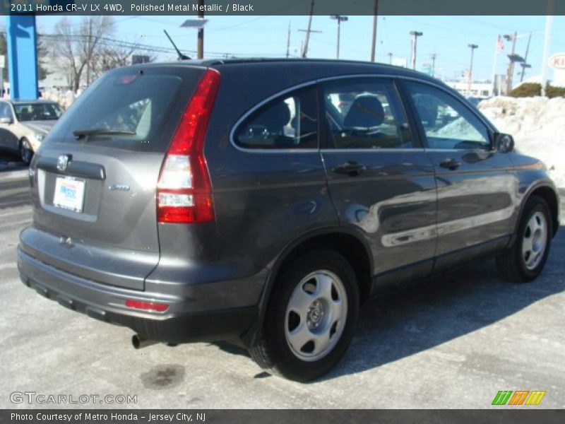 Polished Metal Metallic / Black 2011 Honda CR-V LX 4WD