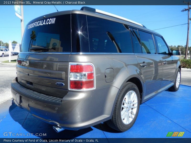 Mineral Gray Metallic / Charcoal Black 2013 Ford Flex SEL