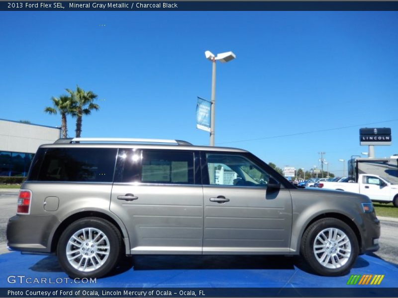 Mineral Gray Metallic / Charcoal Black 2013 Ford Flex SEL
