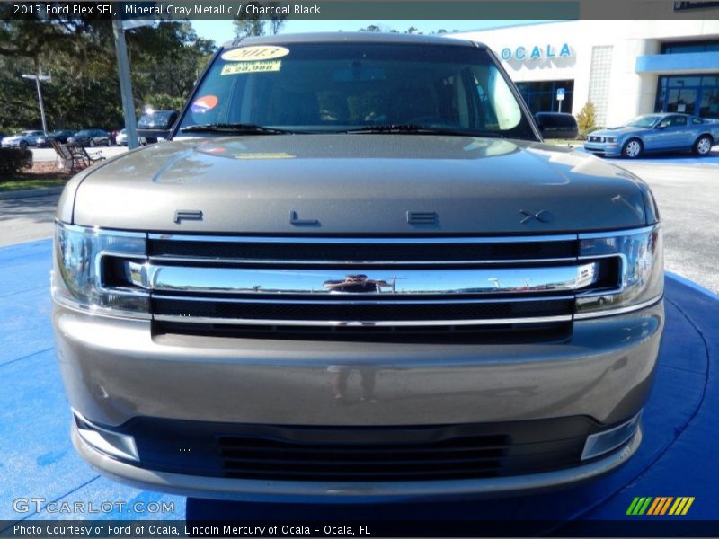Mineral Gray Metallic / Charcoal Black 2013 Ford Flex SEL