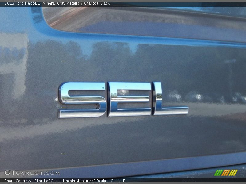 Mineral Gray Metallic / Charcoal Black 2013 Ford Flex SEL