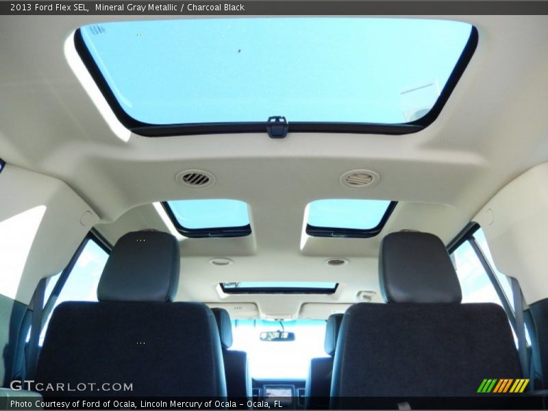 Mineral Gray Metallic / Charcoal Black 2013 Ford Flex SEL