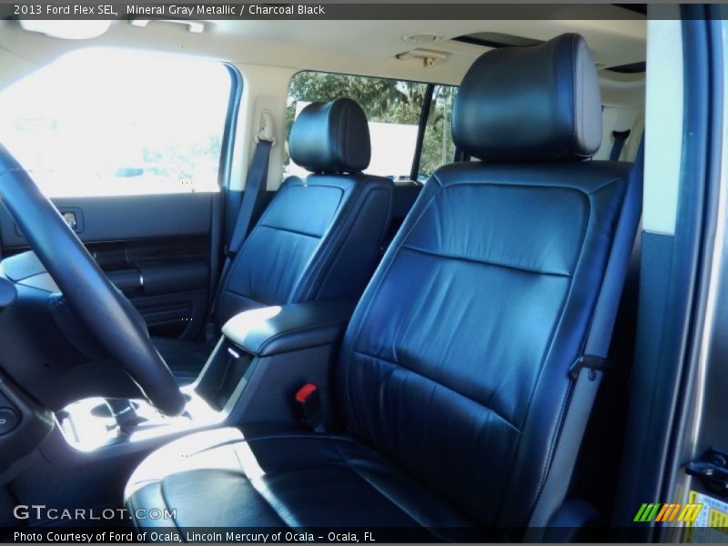 Mineral Gray Metallic / Charcoal Black 2013 Ford Flex SEL
