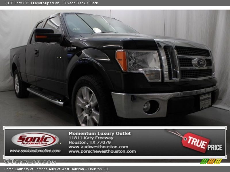 Tuxedo Black / Black 2010 Ford F150 Lariat SuperCab