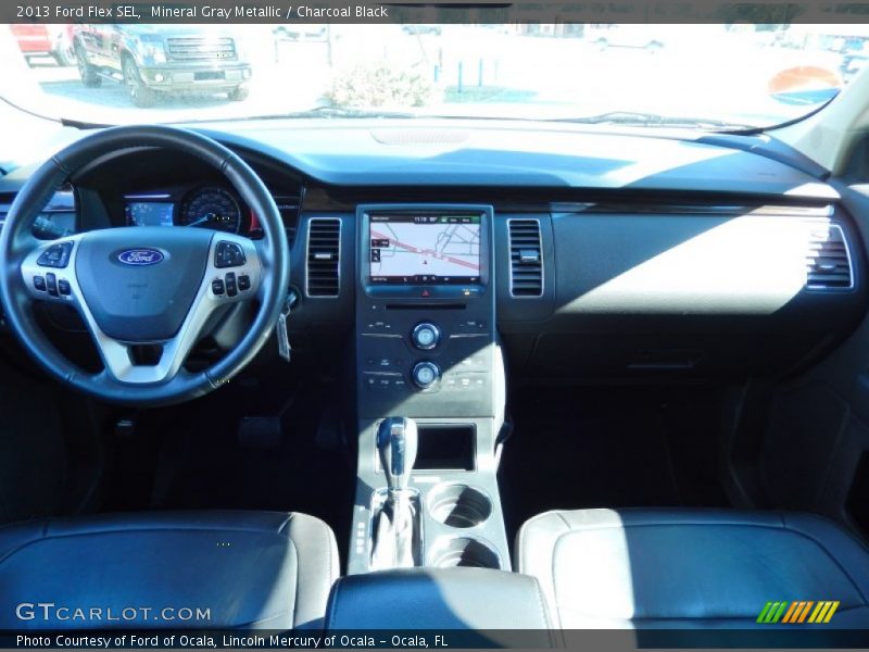 Mineral Gray Metallic / Charcoal Black 2013 Ford Flex SEL