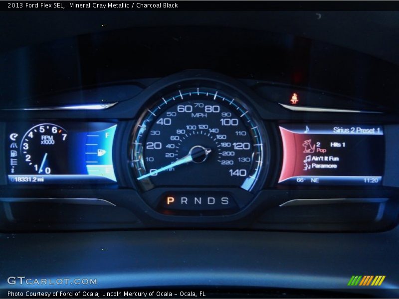 Mineral Gray Metallic / Charcoal Black 2013 Ford Flex SEL