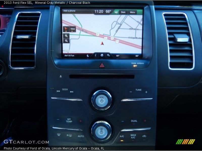 Mineral Gray Metallic / Charcoal Black 2013 Ford Flex SEL