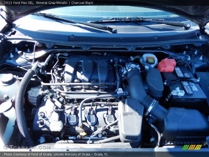 Mineral Gray Metallic / Charcoal Black 2013 Ford Flex SEL