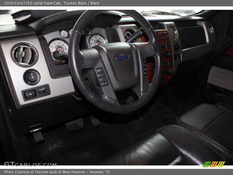 Tuxedo Black / Black 2010 Ford F150 Lariat SuperCab