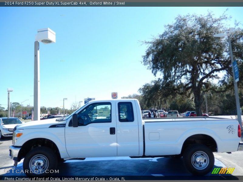 Oxford White / Steel 2014 Ford F250 Super Duty XL SuperCab 4x4
