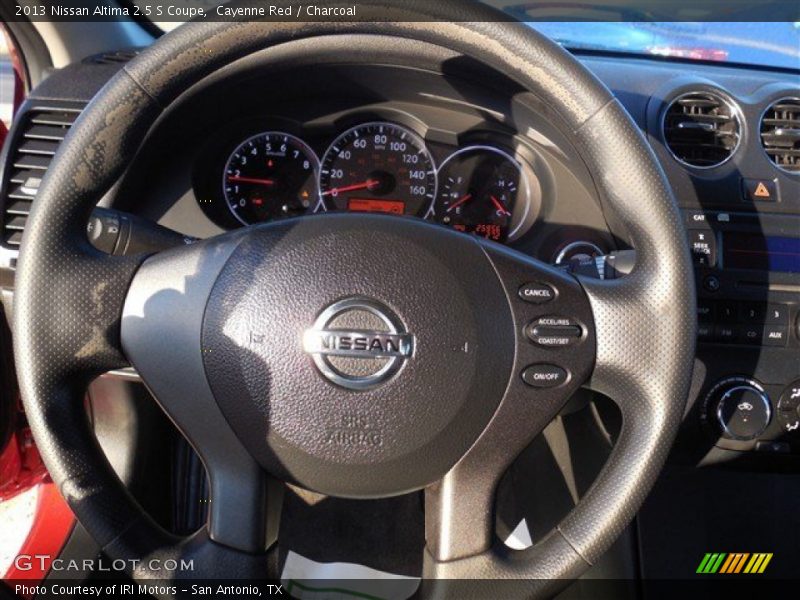 Cayenne Red / Charcoal 2013 Nissan Altima 2.5 S Coupe