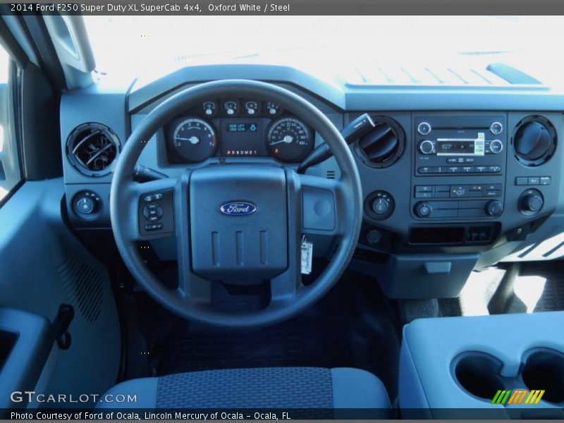 Oxford White / Steel 2014 Ford F250 Super Duty XL SuperCab 4x4