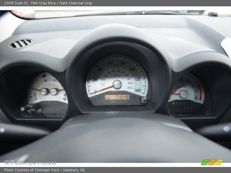 Flint Gray Mica / Dark Charcoal Gray 2008 Scion tC