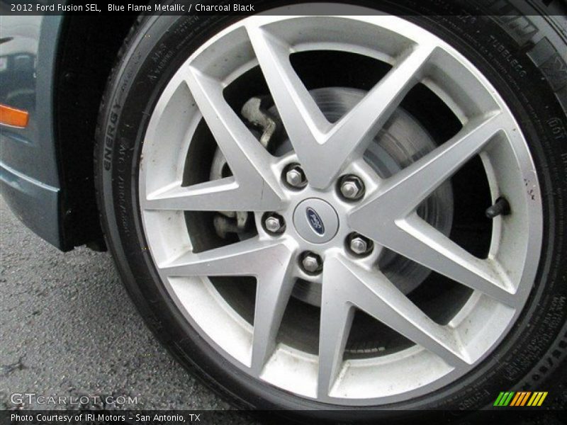 Blue Flame Metallic / Charcoal Black 2012 Ford Fusion SEL