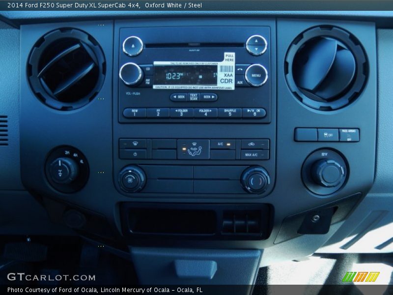 Controls of 2014 F250 Super Duty XL SuperCab 4x4