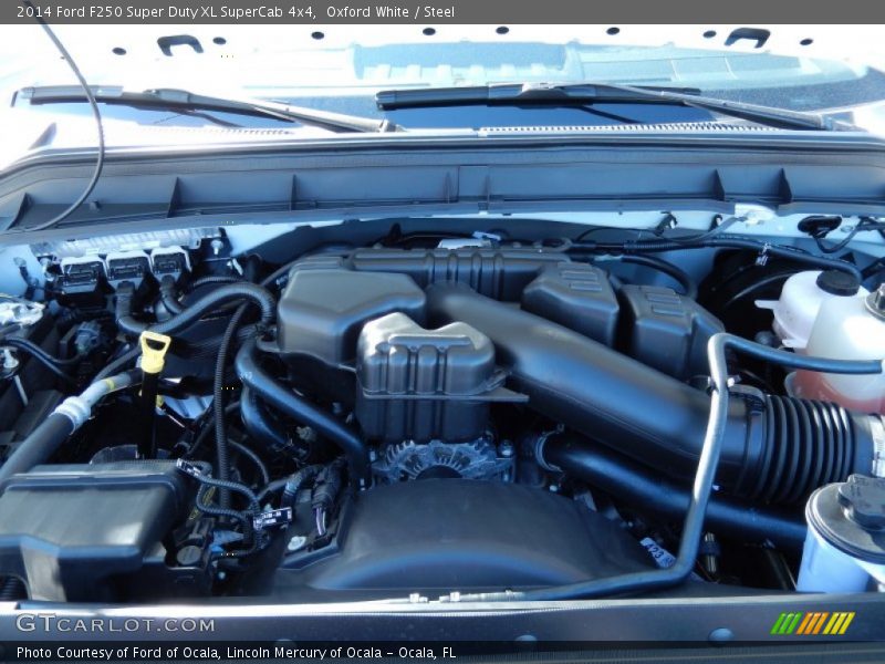 Oxford White / Steel 2014 Ford F250 Super Duty XL SuperCab 4x4