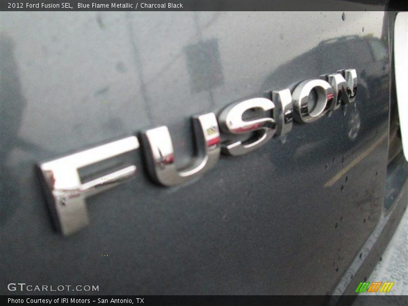 Blue Flame Metallic / Charcoal Black 2012 Ford Fusion SEL