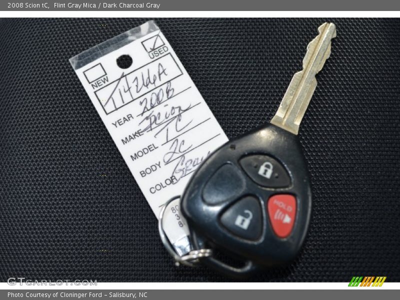 Flint Gray Mica / Dark Charcoal Gray 2008 Scion tC