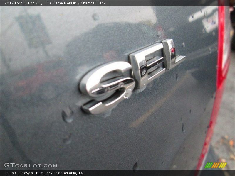 Blue Flame Metallic / Charcoal Black 2012 Ford Fusion SEL