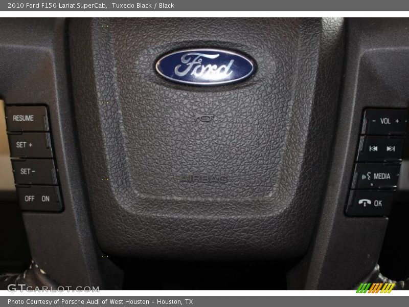 Tuxedo Black / Black 2010 Ford F150 Lariat SuperCab