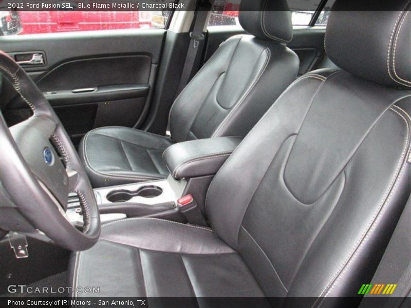 Blue Flame Metallic / Charcoal Black 2012 Ford Fusion SEL