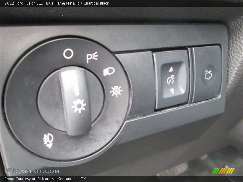 Blue Flame Metallic / Charcoal Black 2012 Ford Fusion SEL
