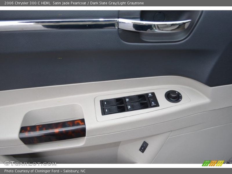 Satin Jade Pearlcoat / Dark Slate Gray/Light Graystone 2006 Chrysler 300 C HEMI