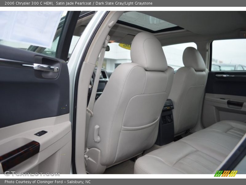 Satin Jade Pearlcoat / Dark Slate Gray/Light Graystone 2006 Chrysler 300 C HEMI