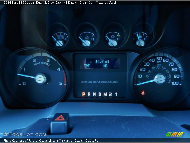  2014 F350 Super Duty XL Crew Cab 4x4 Dually XL Crew Cab 4x4 Dually Gauges