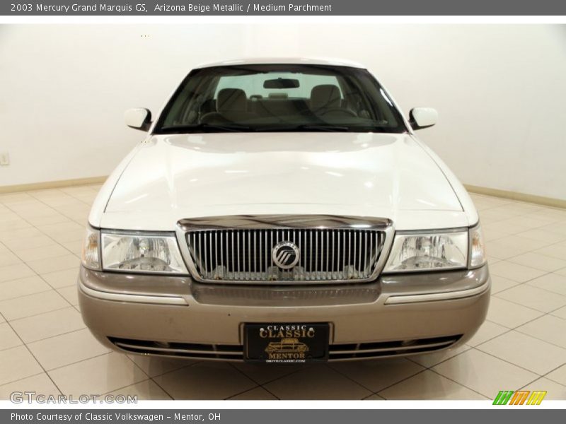 Arizona Beige Metallic / Medium Parchment 2003 Mercury Grand Marquis GS