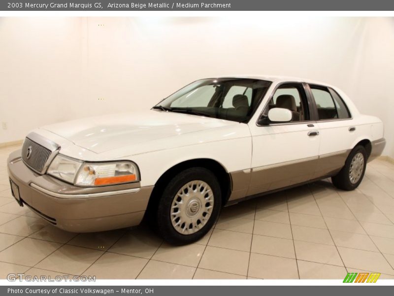 Arizona Beige Metallic / Medium Parchment 2003 Mercury Grand Marquis GS