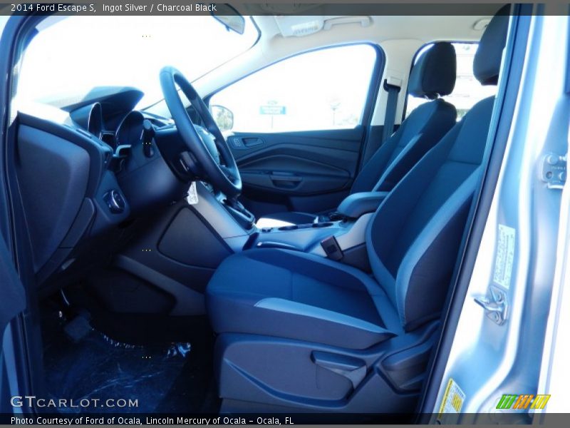 Ingot Silver / Charcoal Black 2014 Ford Escape S
