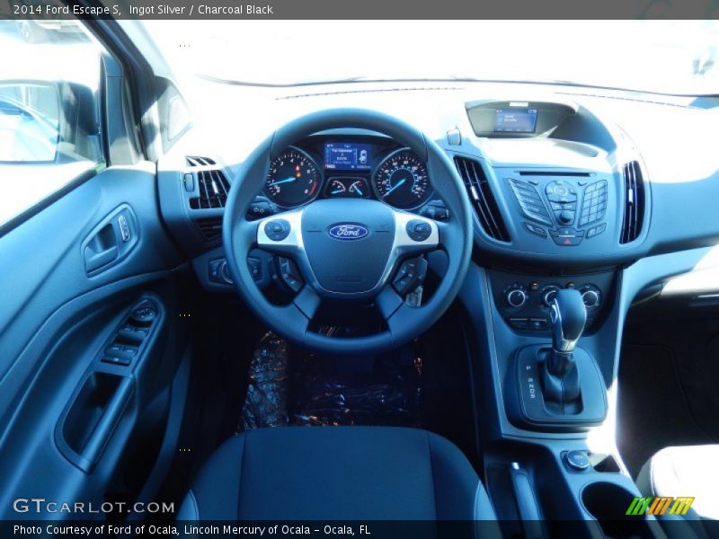 Ingot Silver / Charcoal Black 2014 Ford Escape S