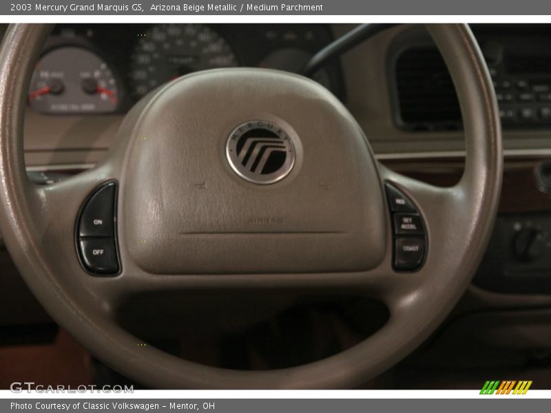 Arizona Beige Metallic / Medium Parchment 2003 Mercury Grand Marquis GS