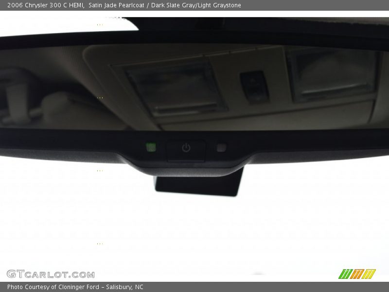 Satin Jade Pearlcoat / Dark Slate Gray/Light Graystone 2006 Chrysler 300 C HEMI