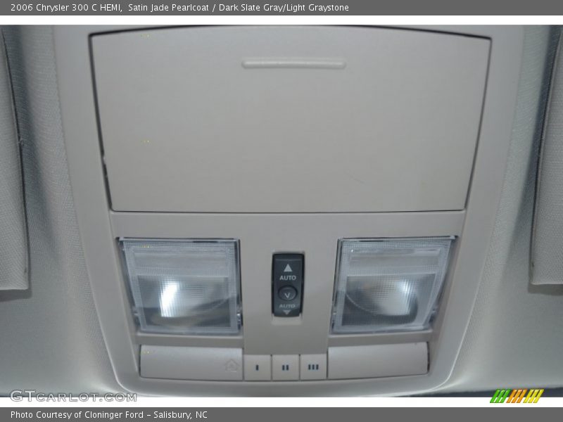 Satin Jade Pearlcoat / Dark Slate Gray/Light Graystone 2006 Chrysler 300 C HEMI