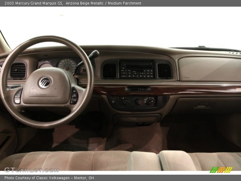 Arizona Beige Metallic / Medium Parchment 2003 Mercury Grand Marquis GS